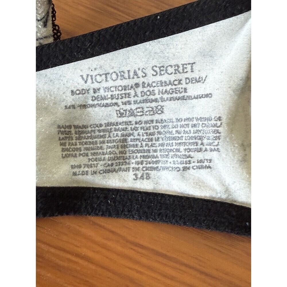 Victorias Secret Body By Victoria Floral Rhinestone 34B Bra - Picture 4 of 4